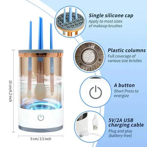 NoorAura™ Makeup Brush Cleaner – منظف فرش المكياج.