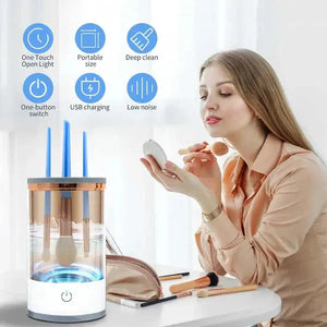 NoorAura™ Makeup Brush Cleaner – منظف فرش المكياج.