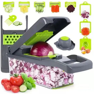 NoorAura™ Multifunctional Vegetable Slicer.