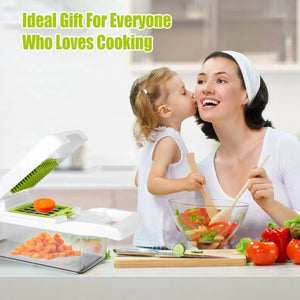 NoorAura™ Multifunctional Vegetable Slicer.