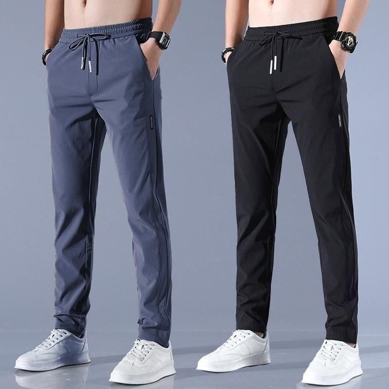 🔥Winter Sale combo of men's ns lycra track pants 🔥Gray Black