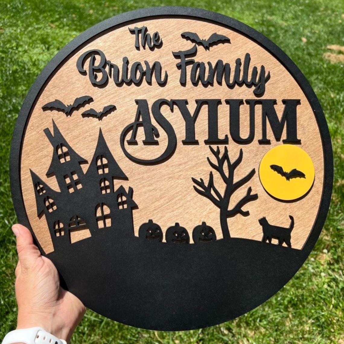 Home Personalized Halloween Home Decor.