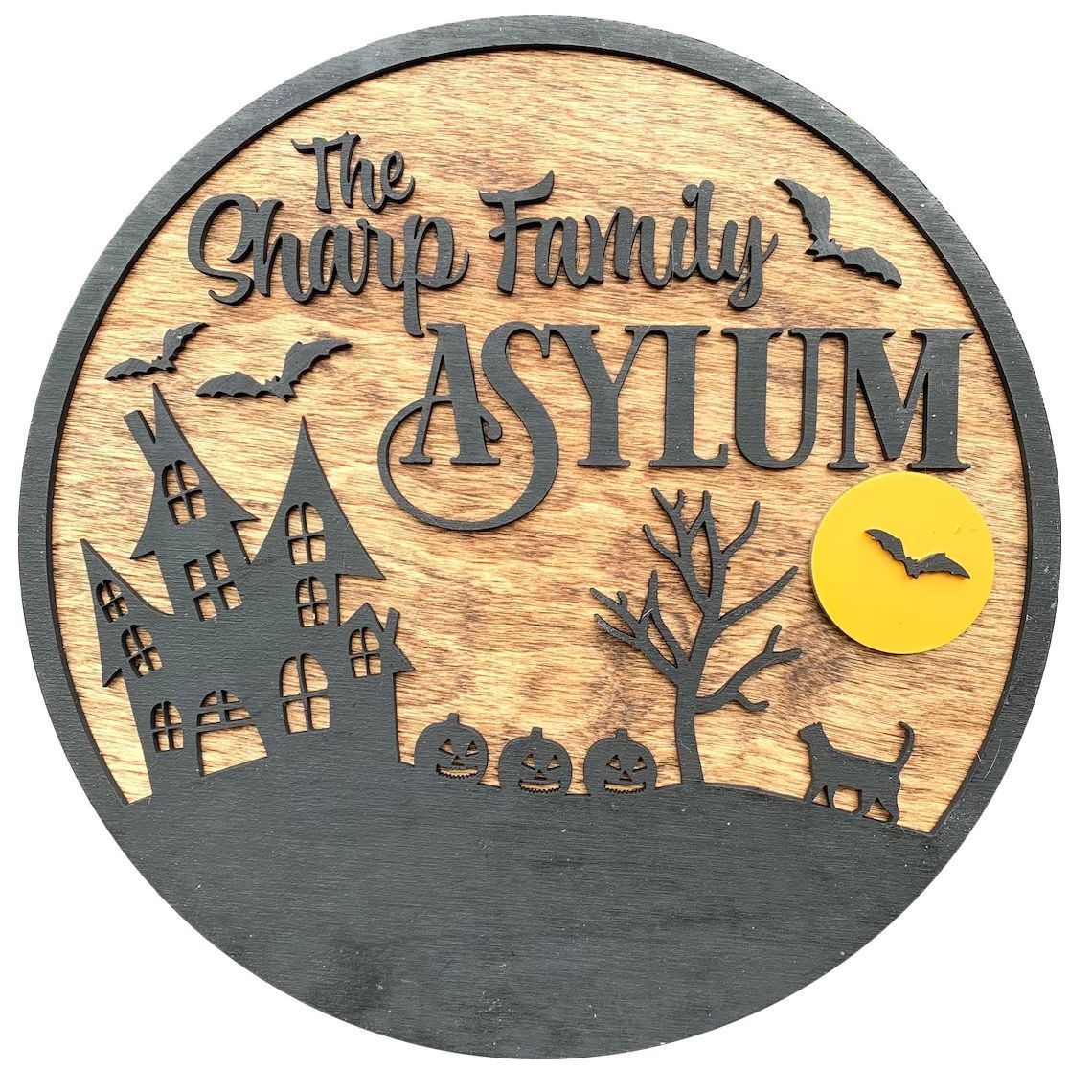Home Personalized Halloween Home Decor.