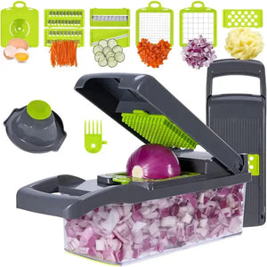 NoorAura™ Multifunctional Vegetable Slicer.